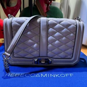 EUC Rebecca Minkoff Love Crossbody - Putty